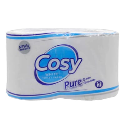 Cosy Toilet Roll White X2