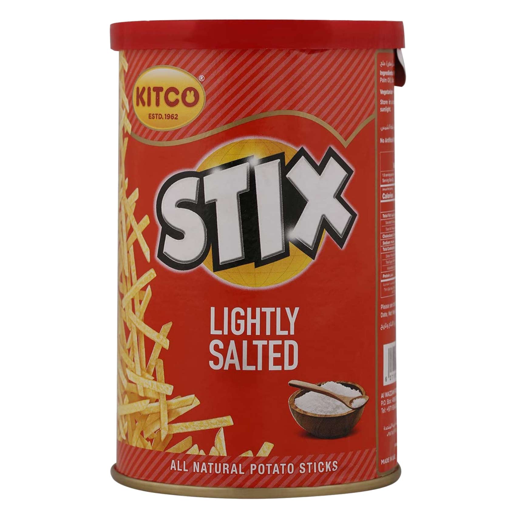 Kitco Stix Lightly Salted Potato Sticks 45g x Pack of 6