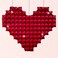HEART SHAPE FOIL BALLOON - RED