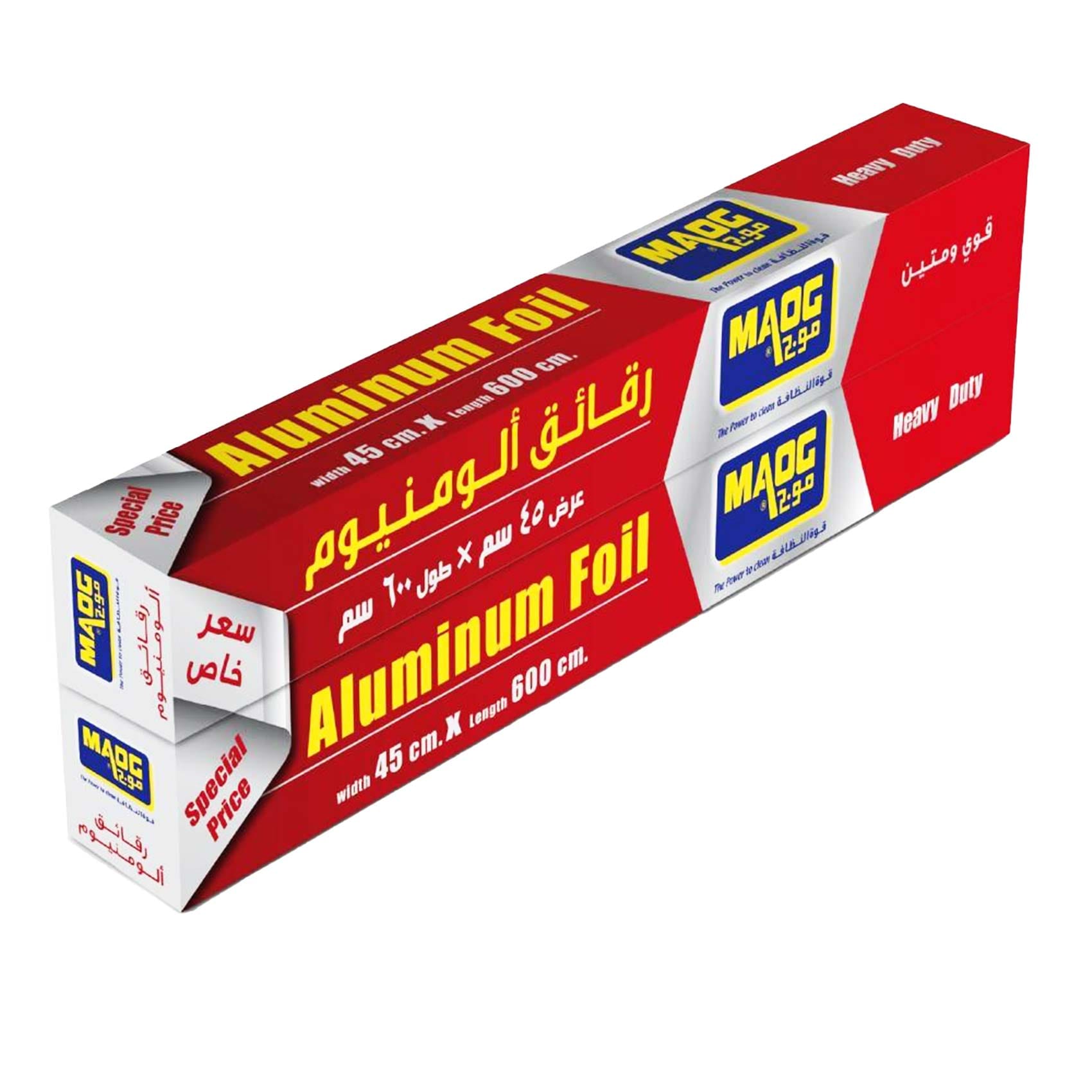 موج رقائق ألومنيوم 45 × 600 سم 2 حبة
