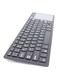 Heatz Wireless Touchpad Keyboard - Arabic/English 36.5X12X1.95Cm Black/White/Grey