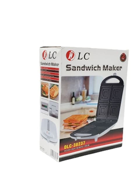 DLC Sandwich Maker 1300W Dlc-38237 White/Black