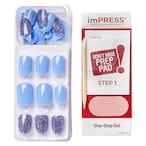 Buy Kiss Impress Press-On Manicure False Nails BIPA050 Red in UAE