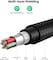 UGREEN USB-A to Lightning MFI Cable Alu Case with Nylon Braided   1m BK