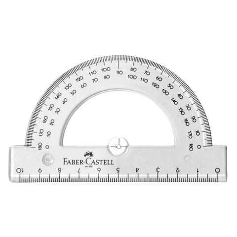 FABER CASTELL180 10CM TRANSPARENT