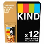 Buy Be Kind Caramel Almond And Sea Salt Snack Bar 40g x Pack of 12 in Kuwait