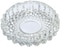 Lavish 1-Pack Round Crystal Glass Ashtray For Home &amp; Office (13x13x4cm)