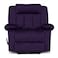 In House Velvet Rocking Recliner Chair - Dark Purple - AB05
