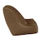 In House Harvey Velvet Bean Bag Chair - Small - Light Brown
