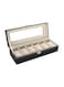 Generic 6-Compartment Watch Box Organizer