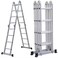 Multi Purpose Folding Extension Aluminum Ladder (4 x 4 5 Meters)