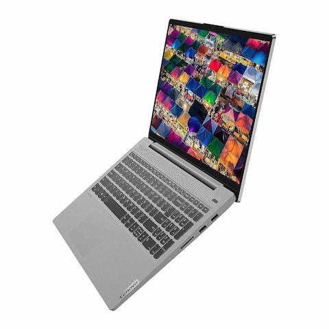 Lenovo IdeaPad 5-15ITL05 - Intel Core i5 - 8GB RAM - 256GB SSD + 1TB HDD - 15.6-inch FHD - Intel GPU - DOS - Platinum Grey