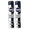 Nivea Invisible Black And White Anti-Perspirant Deodorant Spray 200ml Pack of 2