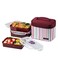 LOCK&amp;amp;LOCK LUNCH BOX 3P BAG STR PRPL