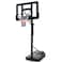 XIANGYU Inground adjustable height basketball hoop stand, steel ring with springs portable basketball hoop stand for kids