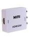 Generic - Mini HD Video Converter Box HDMI To AV/CVBS L/R Video Adapter 1080P HDMI2AV 9centimeter White