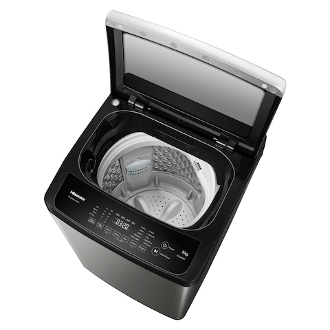 Hisense Top Loading Washing Machine 8kg WTJA802T Titanium Grey