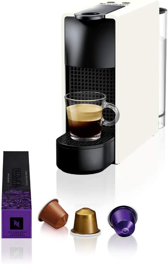 Nespresso Essenza Mini C30 Coffee Machine, White