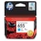 HP 655 Cyan Ink Cartridge, Cz110Ae