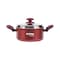 Nouval Lovely Hearts Pot With Stainless Steel Lid - 22 Cm - Red