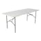Lifetime 6 Ft Fold-In-Half Table, Rectangle, Residential, White Granite Colour, LFT-80244
