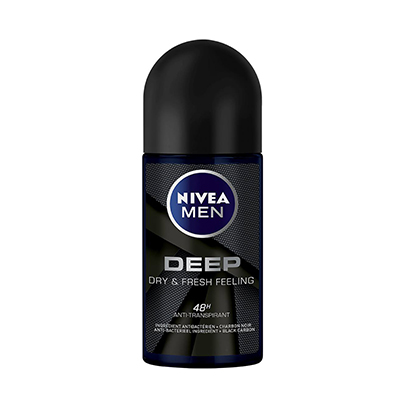 Nivea Men Deep Black Carbon Espresso Roll-on Antiperspirant 50ml
