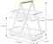 2-Tier Countertop Fruit Basket Storage, Vegetable Rack Bread Display Stand for Kitchen, Black