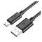 Hoco X88 Cool Charging Data Cable For Micro - 2.4 Amp - Black