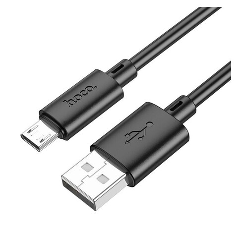 Hoco X88 Cool Charging Data Cable For Micro - 2.4 Amp - Black