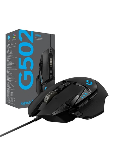 Logitech G502 Hero High Performance Gaming Mouse Black