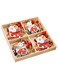 Wooden Christmas Ornaments - Perfect for Indoor and Outdoor Use (12 Pendants), Santa Claus