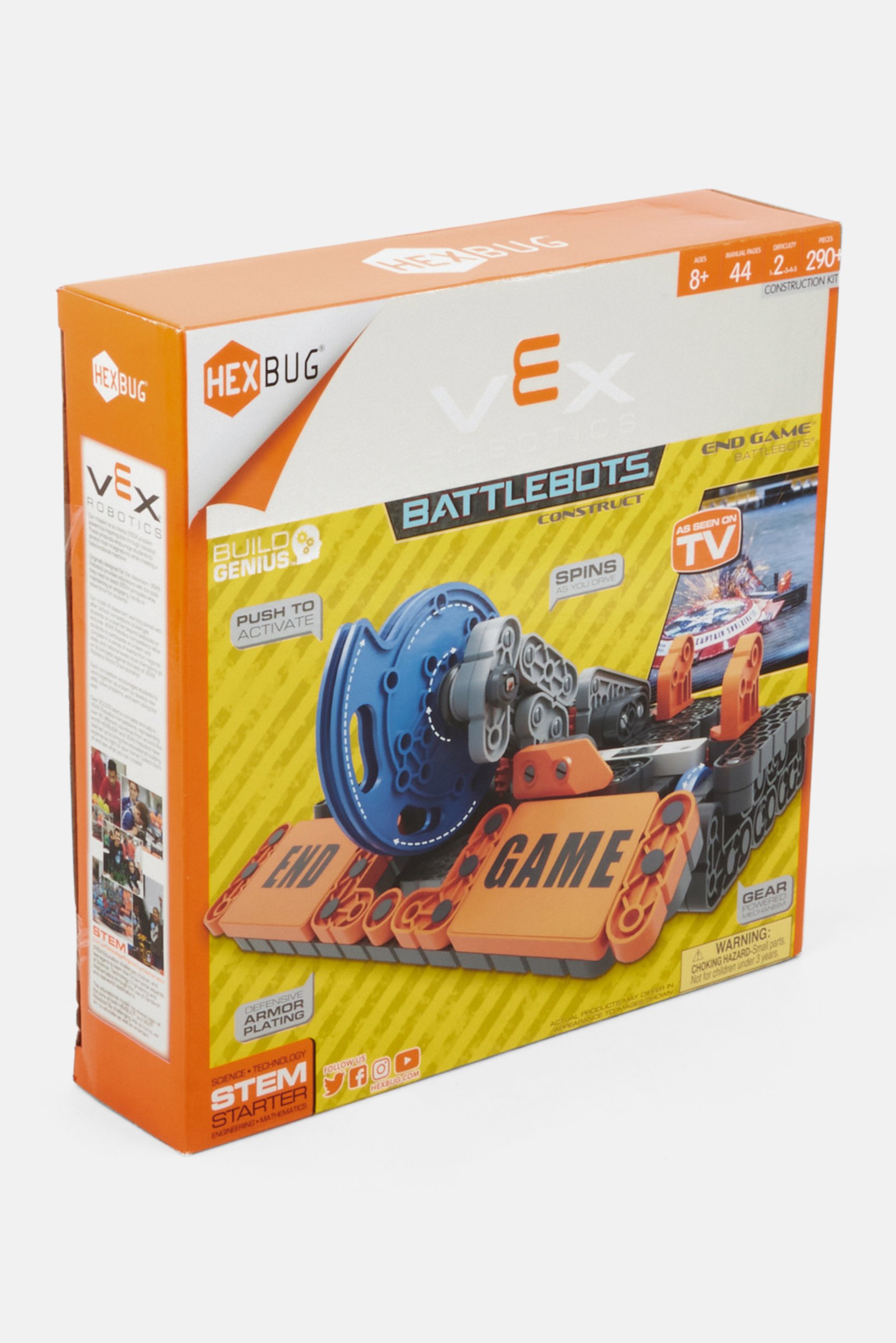 Hexbug Vex Robotics End Game Construction Toys, Orange/Grey