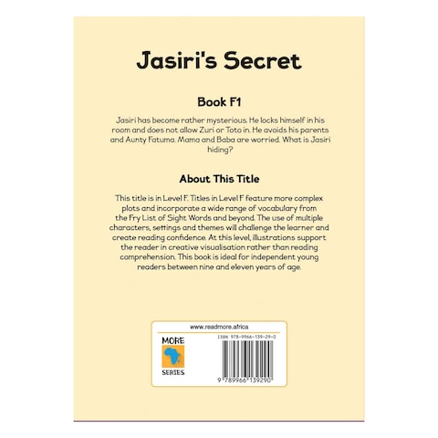 More Africa: Jasiri&#39;s Secret F1 Book