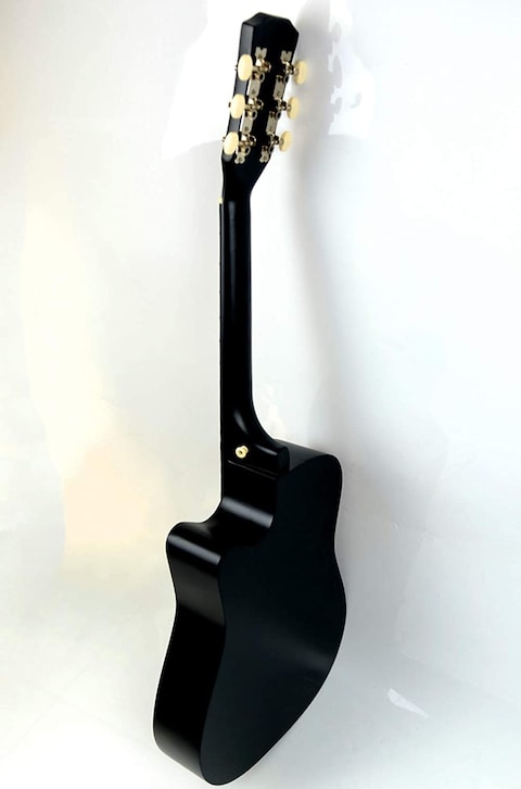 Mike Music 38 inch Acoustic Guitar with Bag and Strap (black)