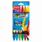 Maped Color&#39;Peps Triangular Oil Pastel Colour Multicolour Pack of 12