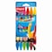 Maped Color'Peps Triangular Oil Pastel Colour Multicolour Pack of 12