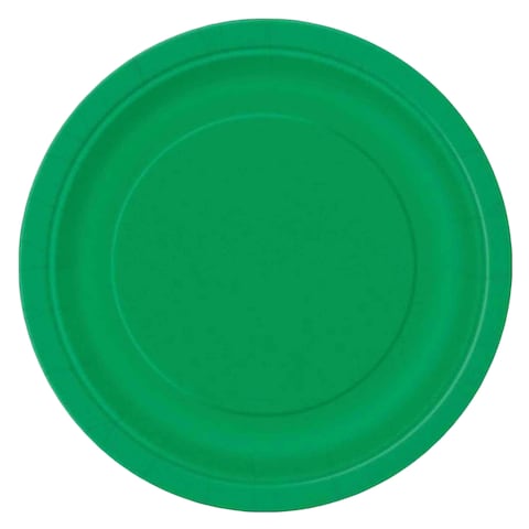 Paper Plates Green 9 Inch