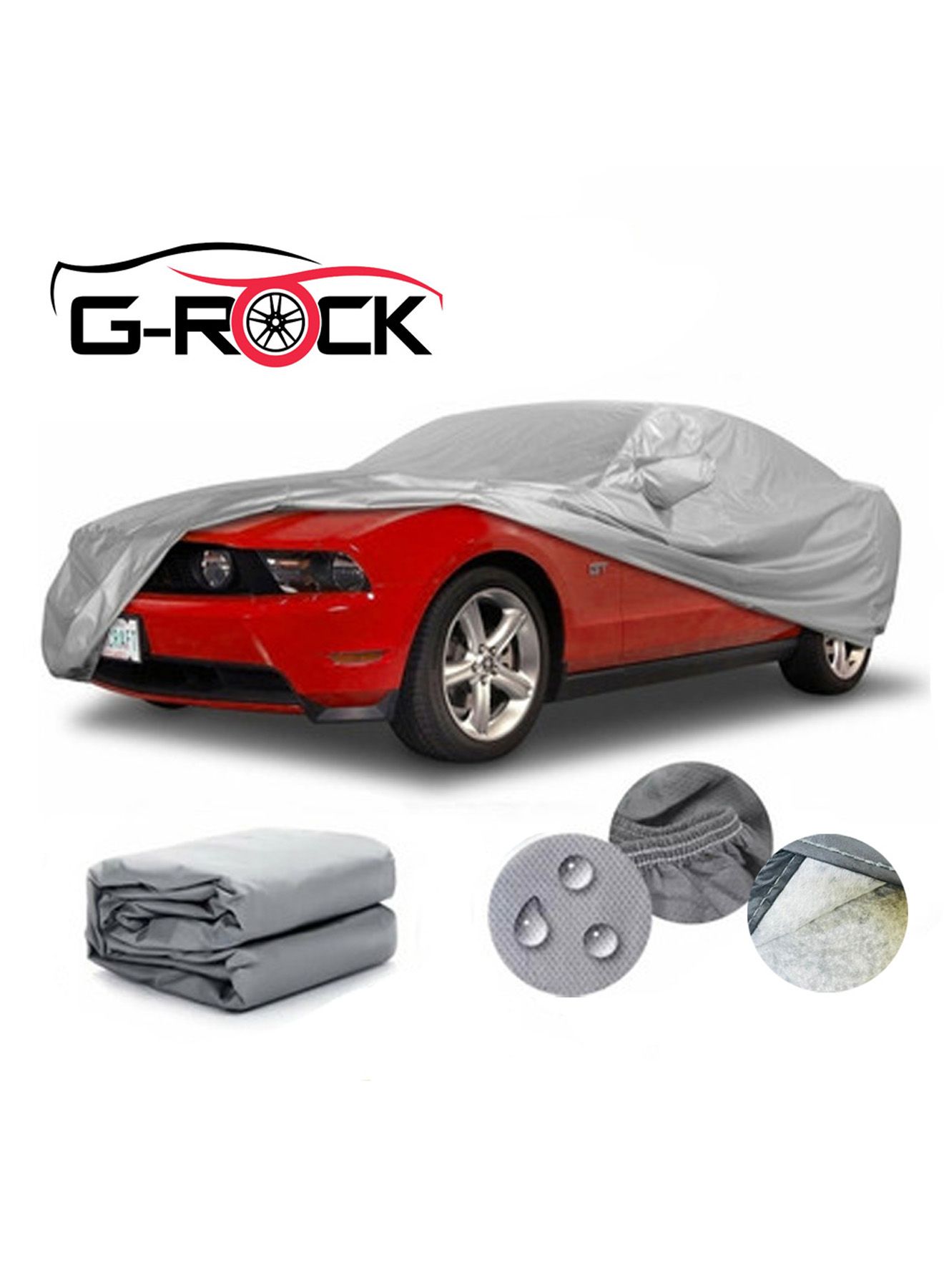 G-Rock Scratch-Resistant, Waterproof and Sun Protection Car Cover LC NEW