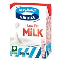 السعودية حليب طويل الأجل قليل الدسم 200 مل