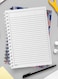 Lowha Spiral Notebook With 60 Sheets And Hard Paper Covers With Floral Cherry Design, For Jotting Notes And Reminders, For Work, University, School