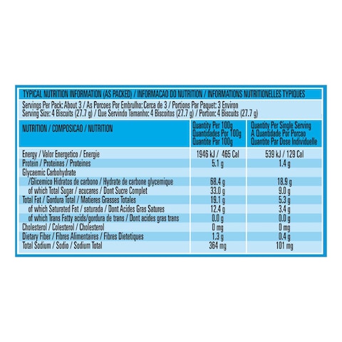 Tiffany Creams Coconut Biscuits 84g