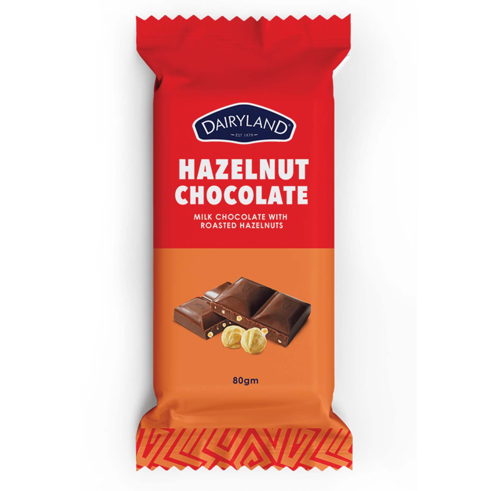 Dairyland Hazelnut Chocolate Bar 80G