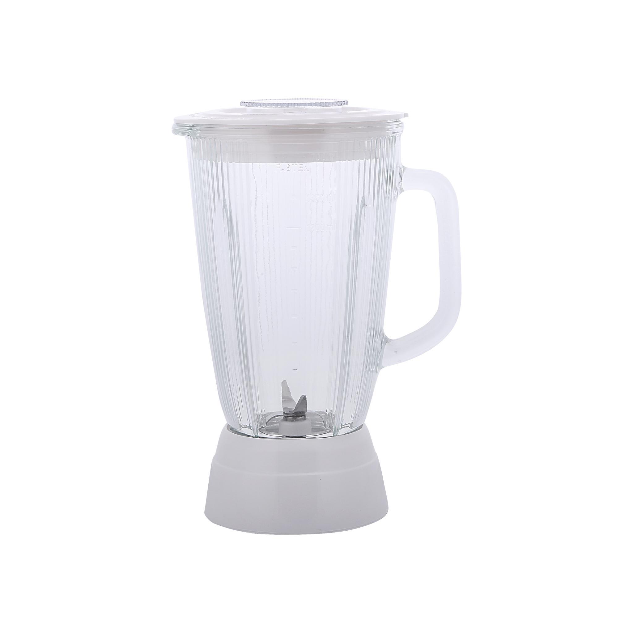 Geepas Gsb1603 450W Stainless Steel Blender - 2 Speed Control, Overheat Protection, 1.4L Plastic Jar, Sharp Blades &amp; Mill &amp; Chopping Blender, Anti-Slip Feet Design