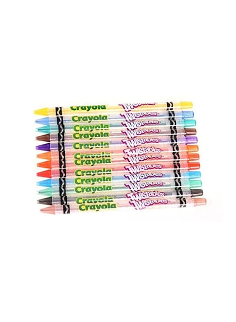 Crayola 12-Piece Twistables Colored Pencils Red/Orange/Green