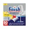Finish Quantum All in 1 Dishwasher Tablets Lemon Sparkle Scent 50 Tabs