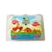 Happy Basket Eggs White Pieces 6
