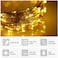 Solar String Lights 12M 100LED 8 Modes Solar Powered Lights for Home,Gardens, Patios,weddings and Parties (Multi-Colored)