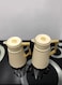 Royal Camel Thermos Set Of 2 Pieces For Coffee And Tea Light Brown/Golden 1 Liter And 0.5 Liter