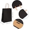 Party Time 12-Pieces A6 Paper Party Bags Hen Party Bags Kraft Paper Bag Bride Birthday Gift Bag Wedding Celebrations Bags Souvenir Bags for Party Favour (Black)