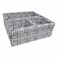 Home Pro PP Storage Basket Multicolour Pack of 4